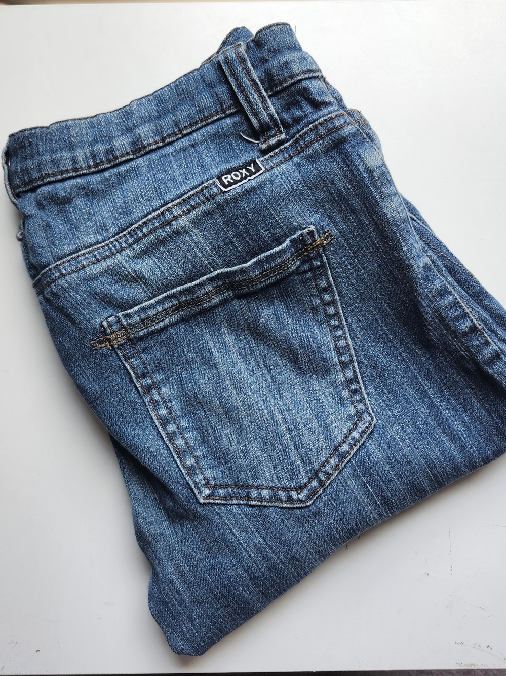 Roxy Women’s Blue Denim Jeans - Classic Straight Fit